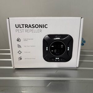 Indoor Ultrasonic Pest Repeller, Multi-Mode Variable Frequency, with LED